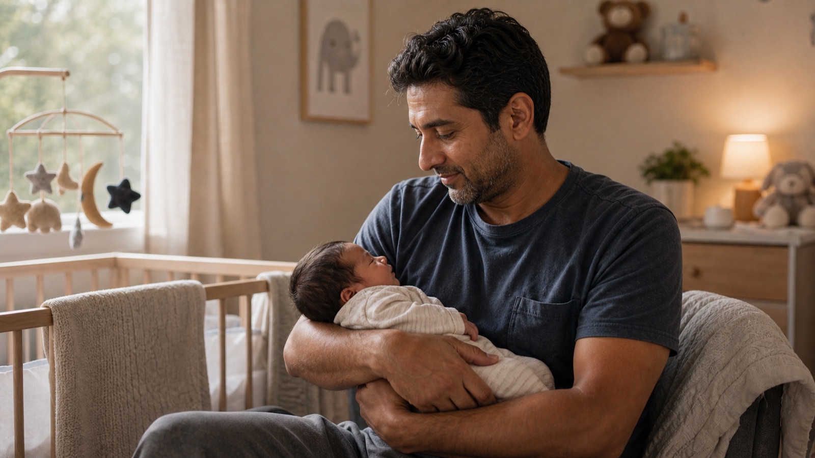 Why do I feel nothing after my baby was born? New dad disconnection explained